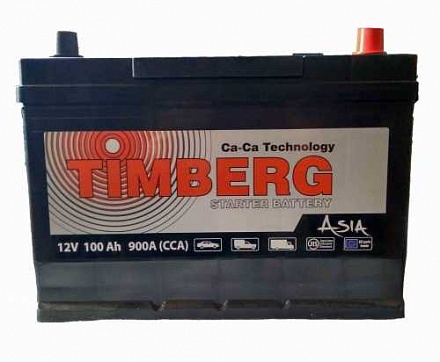 Аккумулятор автомобильный Timberg Asia 100Ah 900A (о.п.)